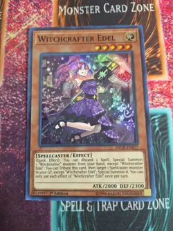 Yu-Gi-Oh! Witchcrafter Edel INCH-EN017 Super Rare 1st Edition Near Mint - Image 1