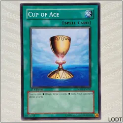 Cup of Ace - LODT-EN050 - Common 1st Edition Yugioh - Image 1