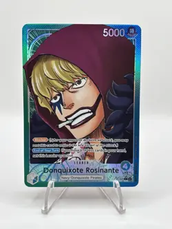 One Piece CCG Donquixote Rosinante OP05-022 Alt Art Leader - English - NM+ - Image 1