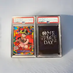 SEQUENTIAL 2025 PREMIUM COLLECTION ONE PIECE DAY '25 SET LUFFY & DON!! PSA 10 - Image 1
