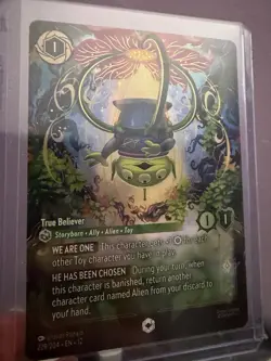 Alien - True Believer (Enchanted) - Disney Lorcana - Wilds Unknown 229/204 - Image 4