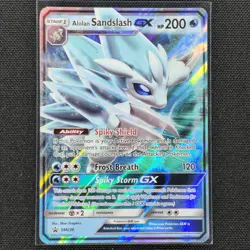 Alolan Sandslash GX - SM236 - Holo - Black Star Promo - Sun & Moon - Card - VLP - Image 1