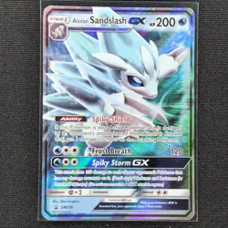 Alolan Sandslash GX - SM236 - Holo - Black Star Promo - Sun & Moon - Card - VLP - Image 2