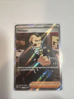 Philippe 110/086 Full Art Trainer Supporter Pokemon Card NM Chaos Rising - Image 1