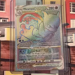 Pokemon TCG Mewtwo VSTAR Holo Ultra Rare Card 031/078 - Image 3
