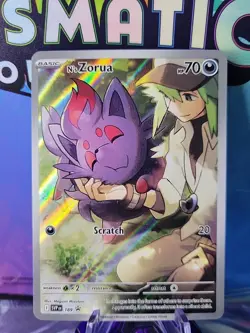 Pokemon Card TCG - N's Zorua SVP 189 Promo Journey Together ETB Promo Near Mint - Image 1