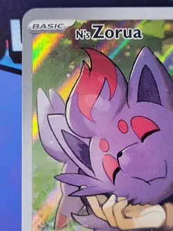 Pokemon Card TCG - N's Zorua SVP 189 Promo Journey Together ETB Promo Near Mint - Image 2