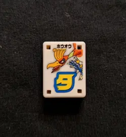 Ho-oh Pokemon Rare Japanese Ponjan Mahjong Tile Nintendo Collection TOMY - Image 1