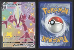 Toxtricity VMAX SV113/SV122 Holo VMAX Rare Shining Fates Shiny Vault Pokemon NM - Image 3