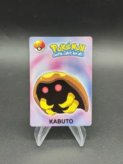 Kabuto Holo Vintage Pokemon Gotta Catch Em All Vending Prism Sticker 1311 - Image 2