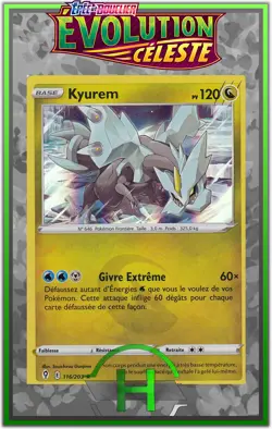 Kyurem Holo - EB07:Evolution Celeste - 116/203 - Carte Pokemon Francaise Neuve - Image 1