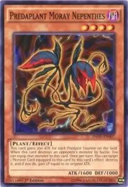 Predaplant Moray Nepenthes INOV-EN007 Invasion: Vengeance Yu-Gi-Oh 1st Ed NM/M - Image 1