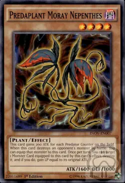 Predaplant Moray Nepenthes INOV-EN007 Invasion: Vengeance Yu-Gi-Oh 1st Ed NM/M - Image 2