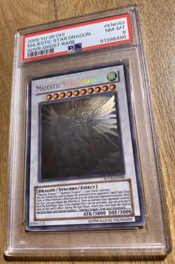 PSA 8 Majestic Star Dragon | SOVR-EN040 | Ghost Rare | Unl Ed | YuGiOh | Mint - Image 5