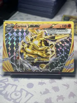Carbink BREAK 51/124 Fates Collide NM Ultra Rare Pokemon Card - Image 1