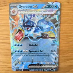 GYARADOS EX 045/198 POKEMON CARD (SCARLET AND VIOLET BASE SET) HALF ART HOLO - Image 1