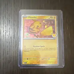 Pokemon TCG Pikachu 051/162 Promo Holo Random Spark Miscellaneous Cards English - Image 1