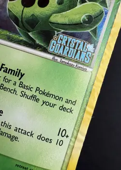 Cacnea 47/100 EX Crystal Guardians Pokemon Card Komiya Art Reverse Holo DMG - Image 2