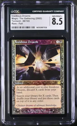 INSIDIOUS DREAMS Torment Foil Rare CGC 8.5 MTG [Nostalgium] - Image 1