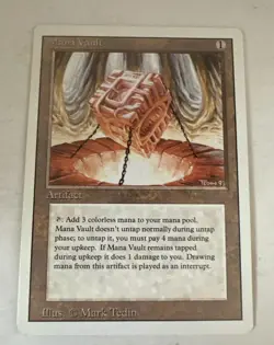 MTG * Mana Vault NM NP Revised 3rd Edition Regular SellbyCyn - Image 1