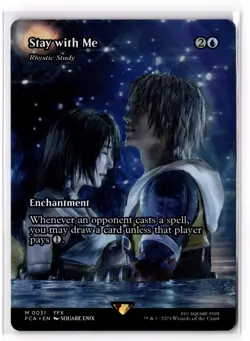 Stay with Me - Rhystic Study (Showcase) 31 FINAL FANTASY: Through the Ages NM - Image 1