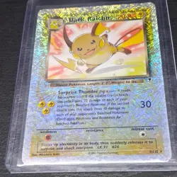 Dark Raichu 7/110 Legendary Collection Reverse Holo Rare Pokemon TCG 2002 - Image 4