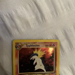 Pokemon Typhlosion TCG Neo Genesis Holo Card 18/111 Unlimited Holo Rare - Image 2