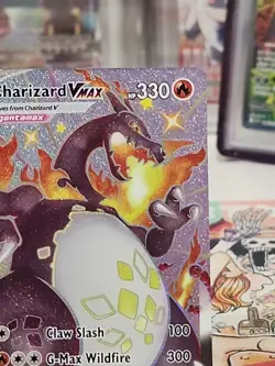 Pokemon Charizard VMAX SV107/SV122 Shining Fates Shiny Vault Full Art Holo Rare - Image 4