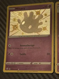 Pokemon TCG Shining Fates Alcremie SV058/SV122 Milcery SV057/SV122 Shiny - Image 2