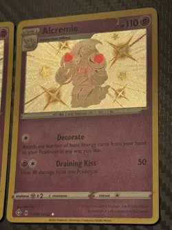 Pokemon TCG Shining Fates Alcremie SV058/SV122 Milcery SV057/SV122 Shiny - Image 3