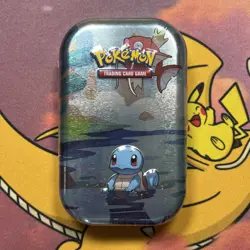 Pokemon TCG Kanto Friends SEALED Mini Tin D21 Squirtle! CARDS INCLUDED! 820650101526 - Image 1