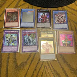 Yu-Gi-Oh! Card Lot Ultimate Rates UTR Ghost Rare, SCR Black Luster Burning Abyss - Image 1