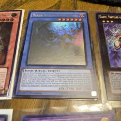 Yu-Gi-Oh! Card Lot Ultimate Rates UTR Ghost Rare, SCR Black Luster Burning Abyss - Image 3