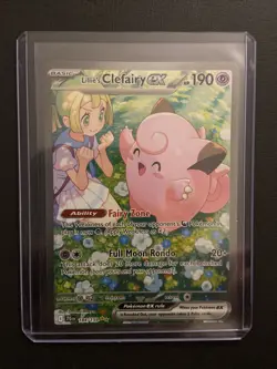 Lillie's Clefairy #184/159 Journey Together holo NM Pokemon TCG - Image 1