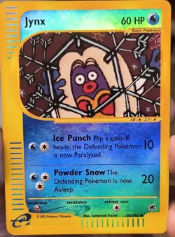 Pokemon TCG Jynx 083/165 Expedition Base Set Reverse Holo - Image 1