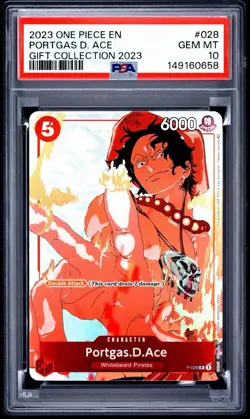 2023 ONE PIECE GIFT COLLECTION 2023 #028 PORTGAS D. ACE GIFT COLLECTION 2023 PSA - Image 1