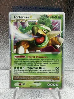 Pokemon TCG Torterra LV.X Holo Rare Card Diamond & Pearl And Torterra 17/130 - Image 1