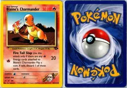 Pokemon Card - Blaine's Charmander 60/132 Gym Challenge Common Unlimited HP - Image 3