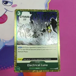 Bandai One Piece Card Game Electrical Luna OP08-036 R Foil Event Trigger - Image 1