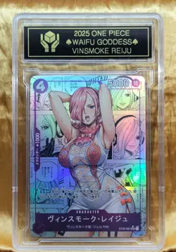 VINSMOKE REIJU Waifu Goddess Prism Refractor Manga Card CUSTOM MADE Black label - Image 3