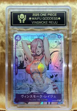 VINSMOKE REIJU Waifu Goddess Prism Refractor Manga Card CUSTOM MADE Black label - Image 4