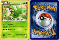 Pokemon Card - Snivy RC1/RC25 Legendary Treasures: Radiant Collection Holo HP - Image 3