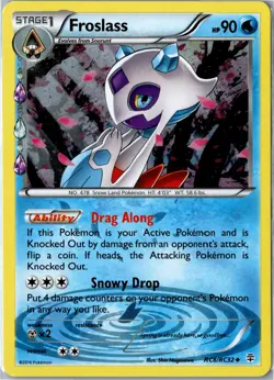 Pokemon Card - Froslass RC8/RC32 Generations Uncommon Holo Lightly Played - Image 1