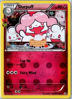 Pokemon Card - Slurpuff RC20/RC32 Generations Uncommon Holo Moderately Played - Image 1