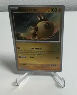 Pokemon Hippopotas 039/088 - ME03: Perfect Order Common Reverse Holo Card NM - Image 1