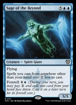 MTG - SAGE OF THE BEYOND - Thunder Junction Commander (R) - Image 1
