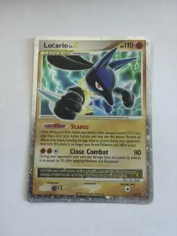 Pokemon TCG - Lucario Lv.X - DP12 - Diamond and Pearl Black Star Promo - Holo - Image 1