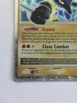 Pokemon TCG - Lucario Lv.X - DP12 - Diamond and Pearl Black Star Promo - Holo - Image 3