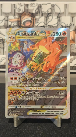Pokemon TCG Charizard Vstar Sword & Shield Swsh262 Holo Promo - Image 1