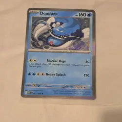 Pokemon Scarlet & Violet Dondozo 061/198 LINE HOLO USA EXCLUSIVE - Image 1